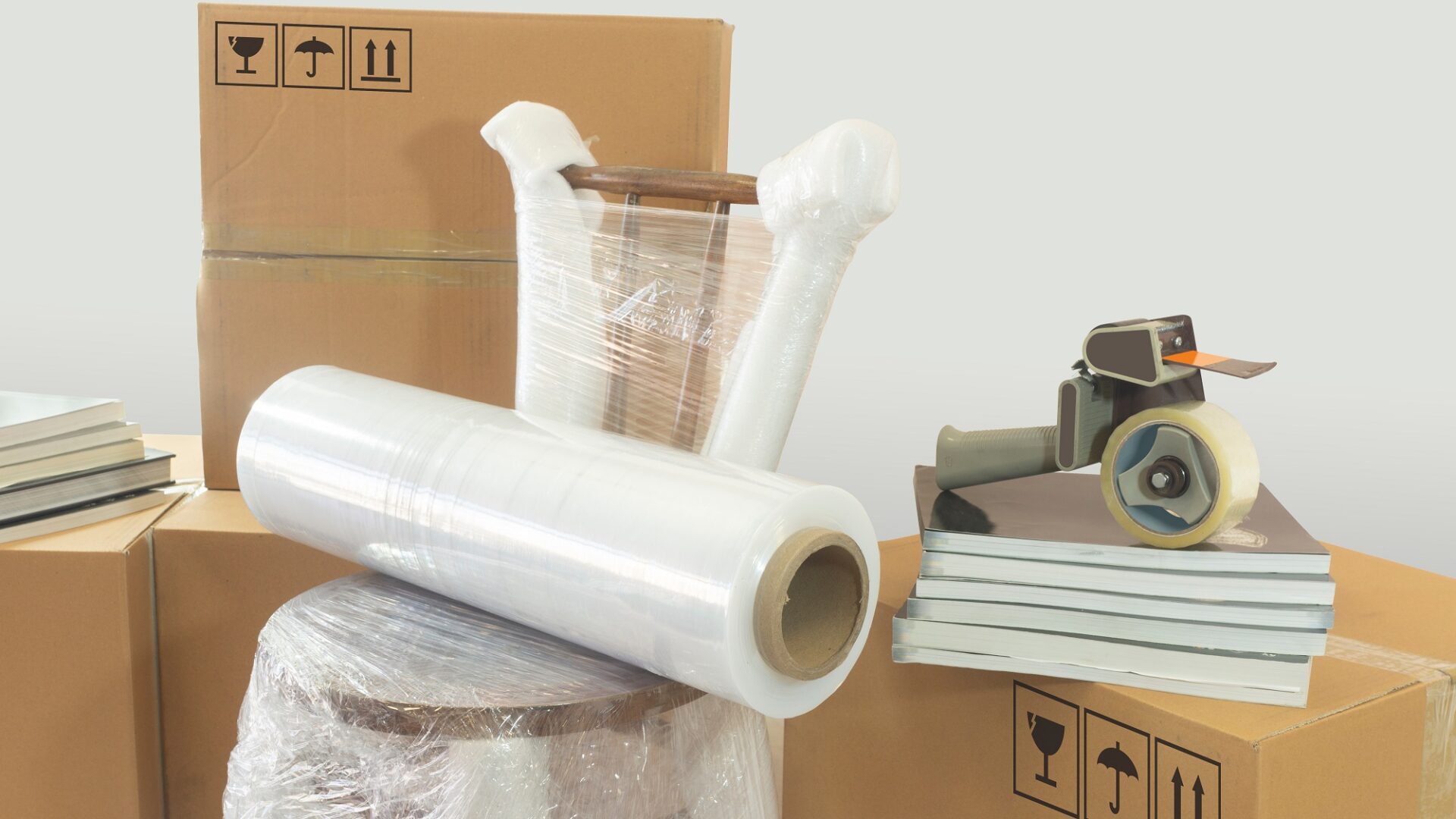 Packaging boxes and supplies