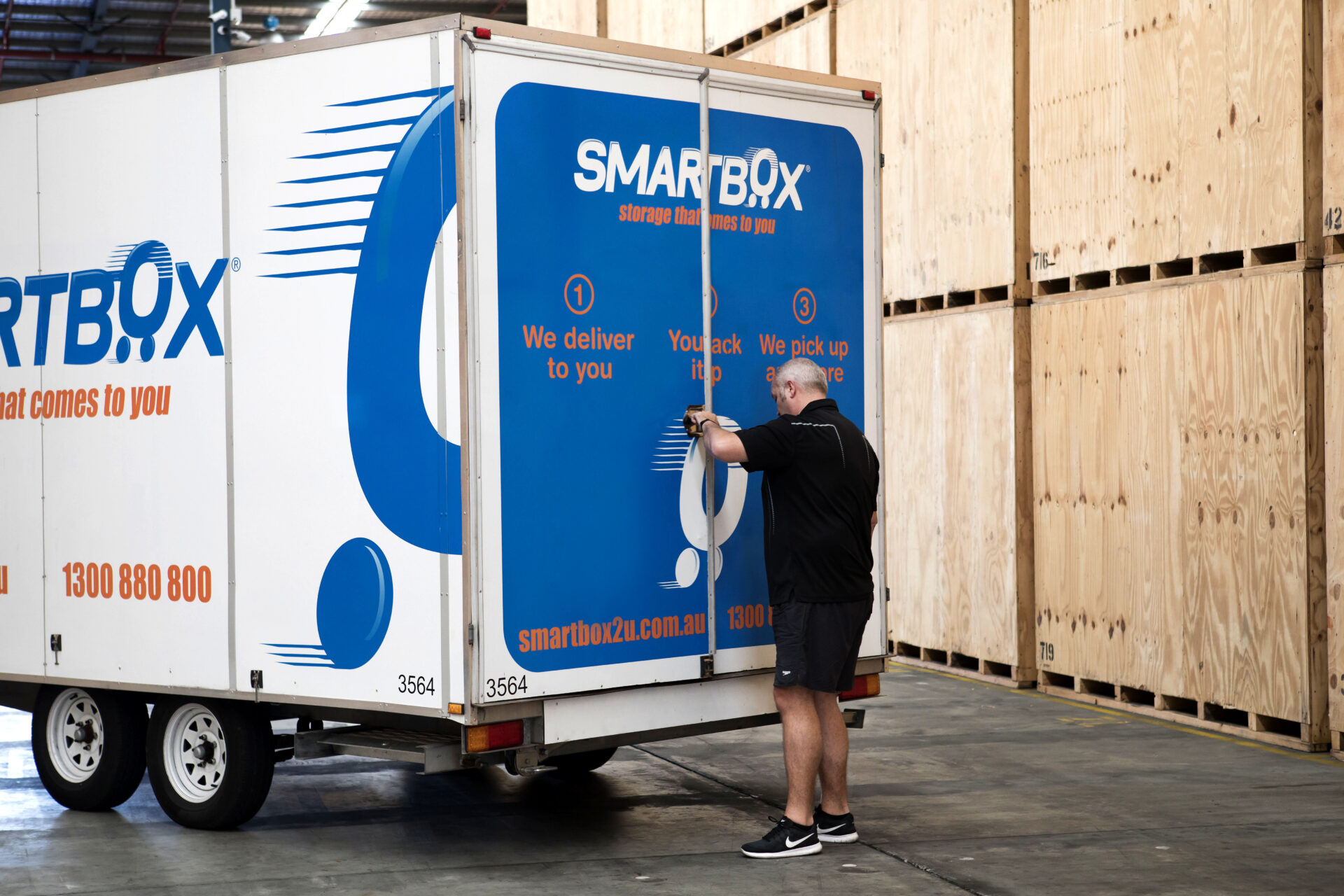 Smartbox mobile storage unit.