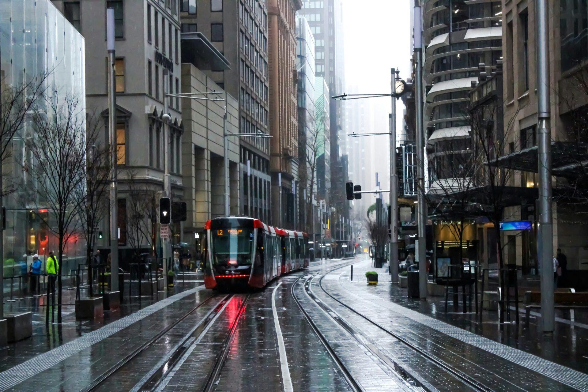 rain in the city